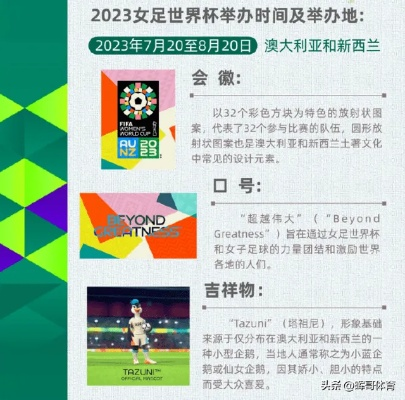 女足世界杯2023赛程时间表冠军杯 精彩赛程与冠军争夺