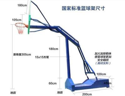 小学篮球架标准高度是多少？（全面介绍篮球场地尺寸和设备标准）-第2张图片-www.211178.com_果博福布斯